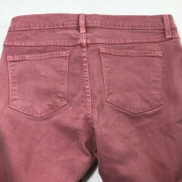 Flying Monkey Jeggings Skinny Jeans Women Size 30 Pink Orange Two Tone Dyed Moto - Picture 6 of 11